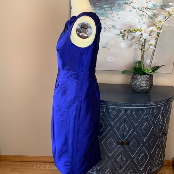 Adrianna Papell Women’s Cobalt Blue Cocktail Dress Size 8 - Picture 3 of 7